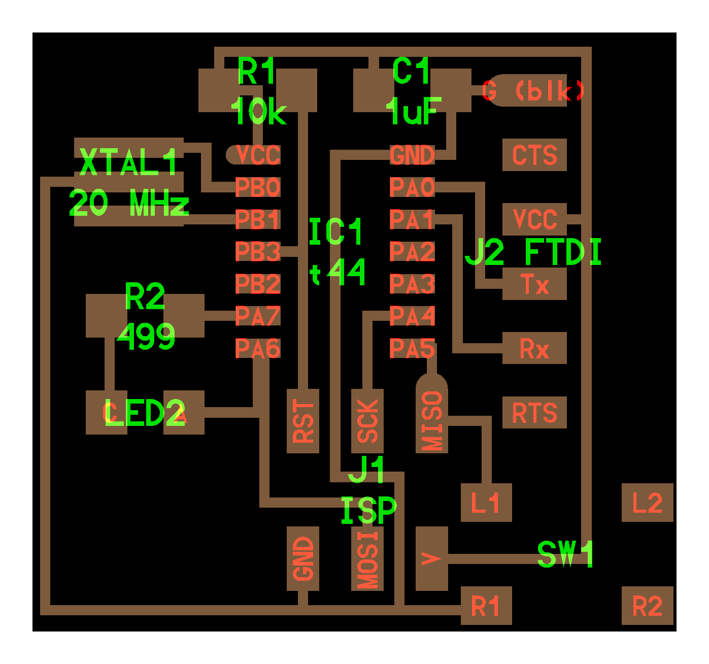 modified board layout