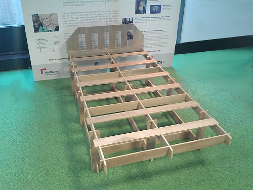Picture of bed in FabLab