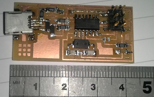 Picture of FabISP with components in place