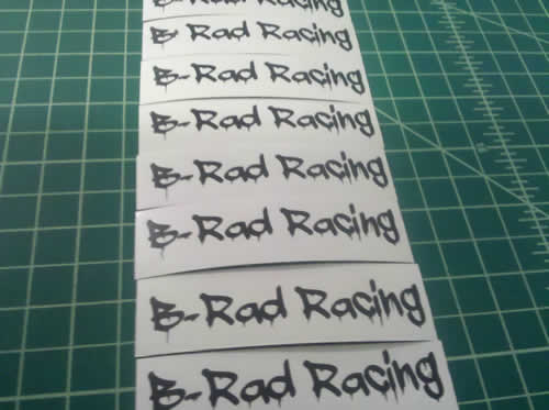 B-Rad Racing (RC Truck Stickers)