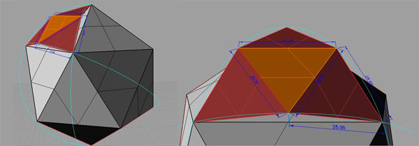 Geodesic dome modelling