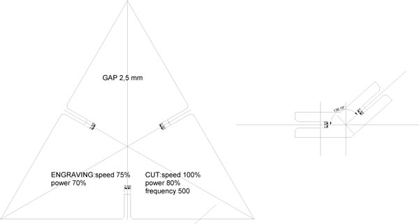 Icosahedron press fit