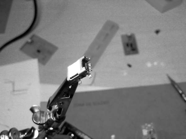 soldering te usb