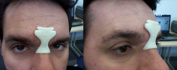 Placing in head