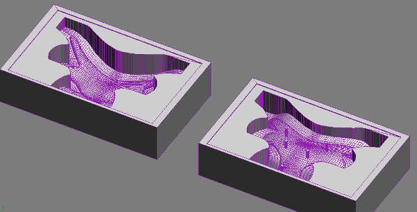 3D molds of wax