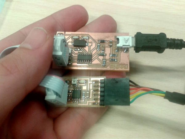 Boards connected