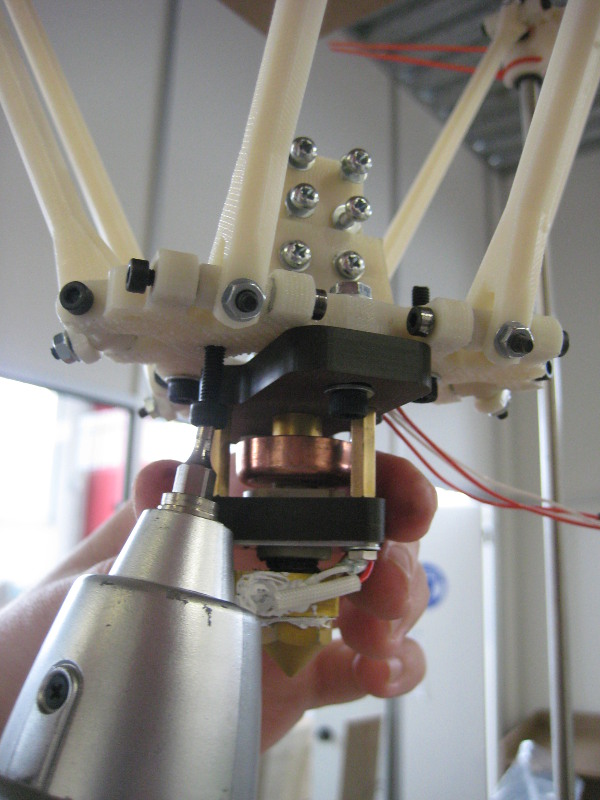 Hotend mounted