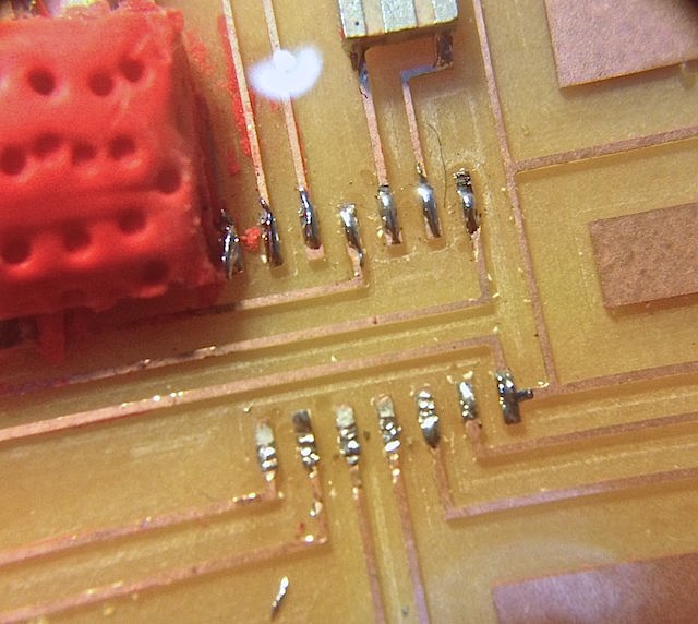 Unsoldered ATtiny