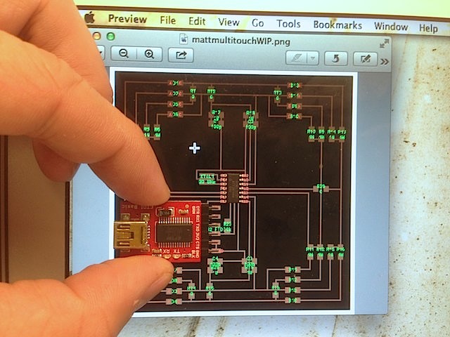 Low tech board visualization