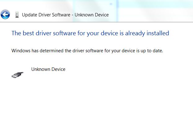 Driver Updated