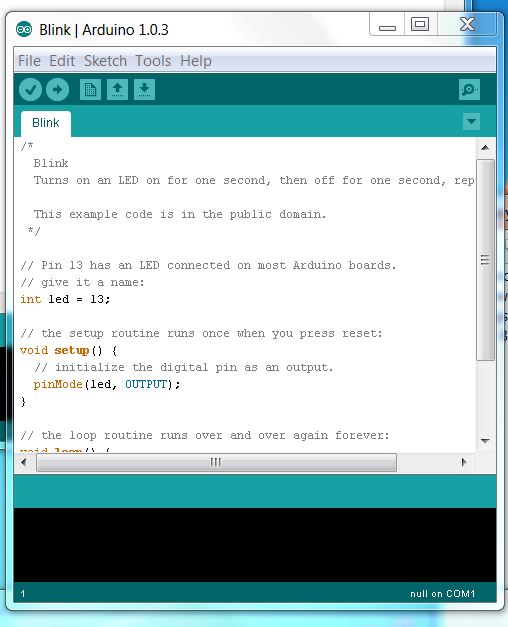 Blink program