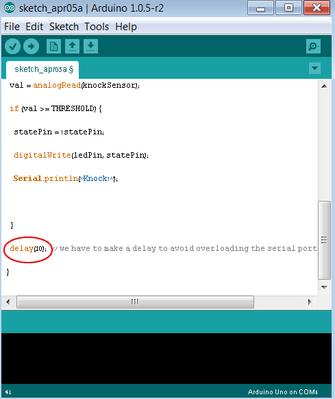 arduino delay change