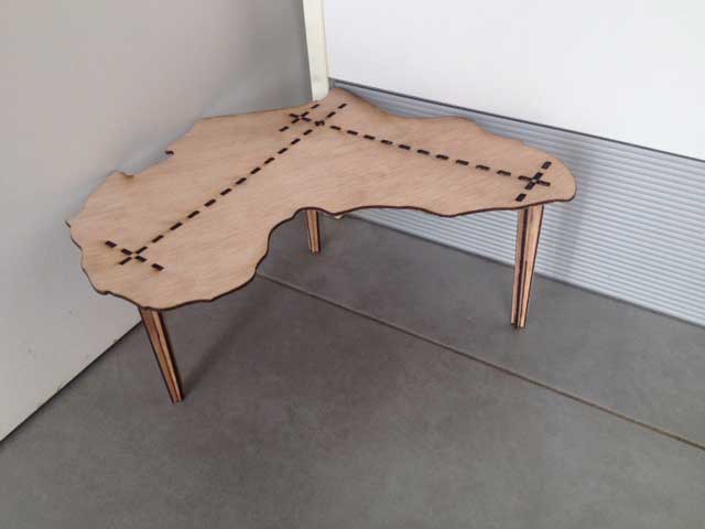 scaled table