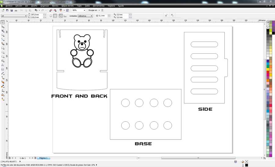 First Design in corel Draw