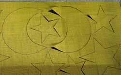 fabric pieces