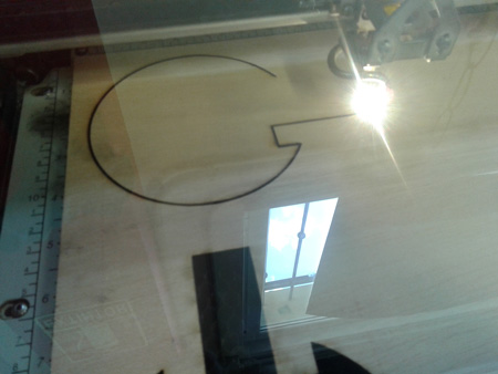 Laser cut