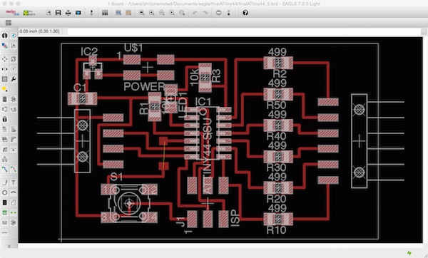 ATtiny44 board