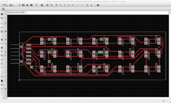 new LED array board