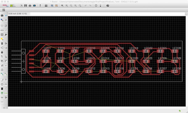 LED array board