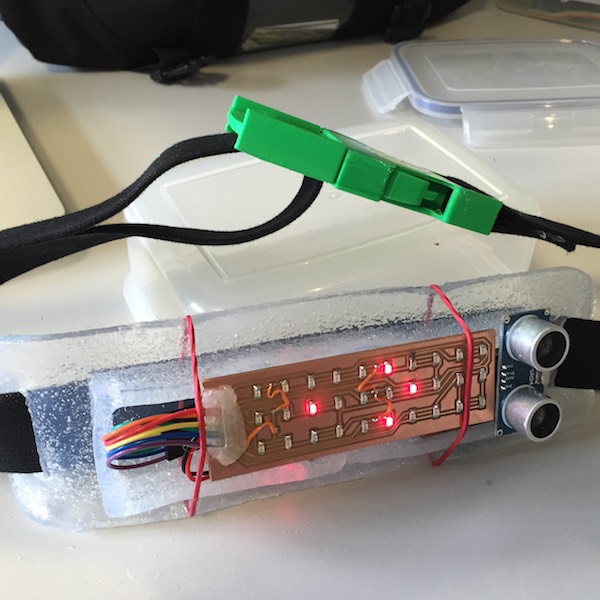 bottom casing with electronics