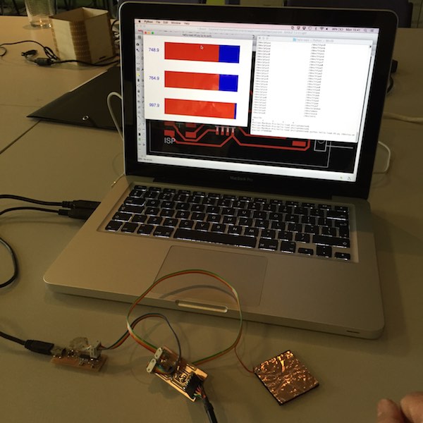 hello load board with sensor