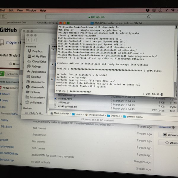 flashing the code