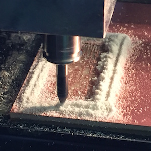 Milling the exterior of board