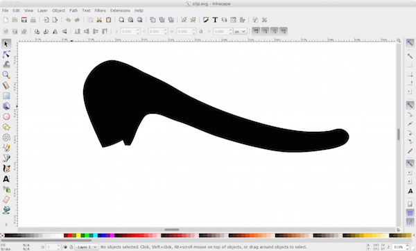 Inkscape clip profile