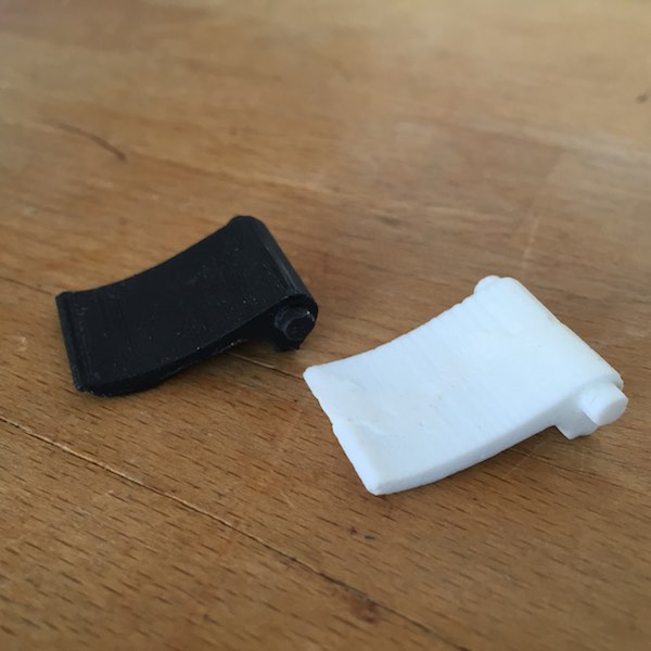 Cast v 3D printed part