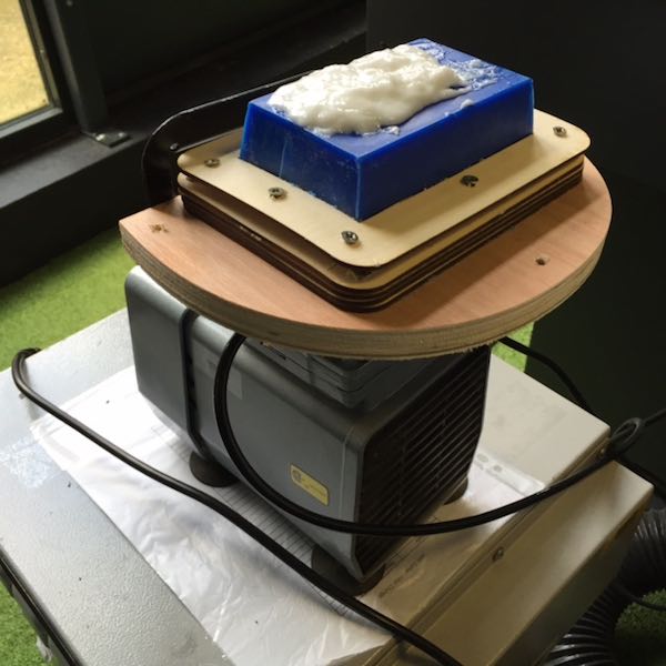 Vibrating silicon rubber