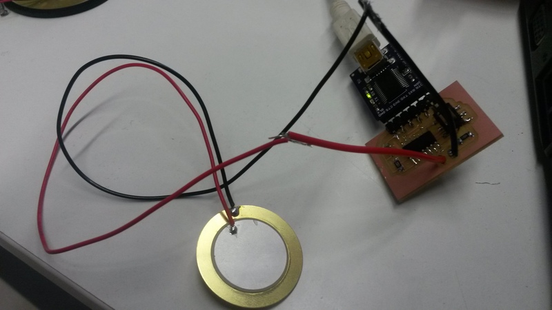 board and piezo