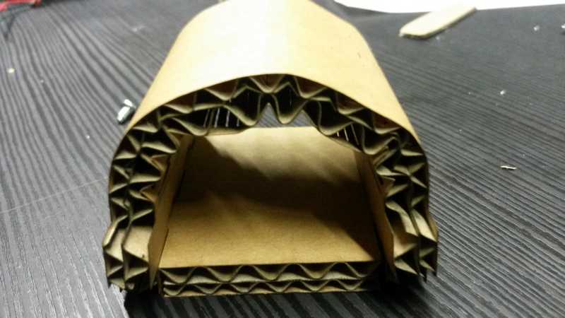broken cardboard