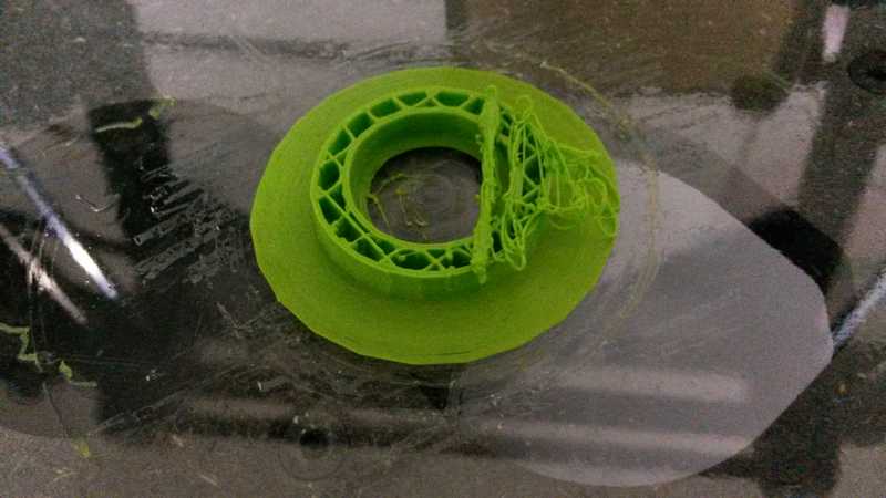 first unlucky printing attempt
