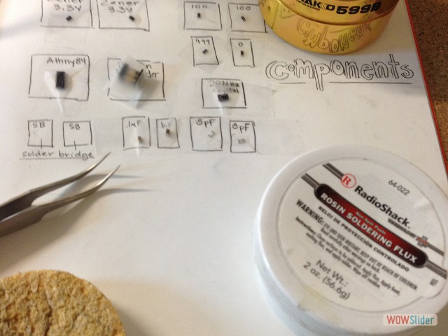 stuffing the components