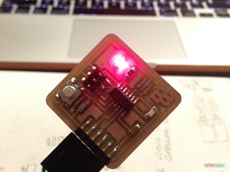 working LED blink!