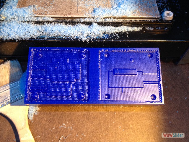 two-part mold rough cut
