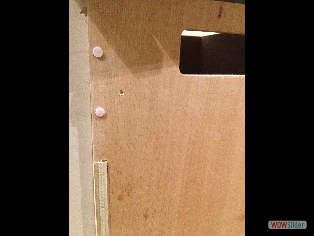 testing the hydrocal caps on the drawer