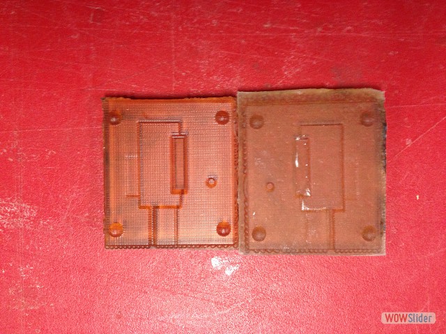 the piece I had to redo, but mirror the second time to work in the two-part mold