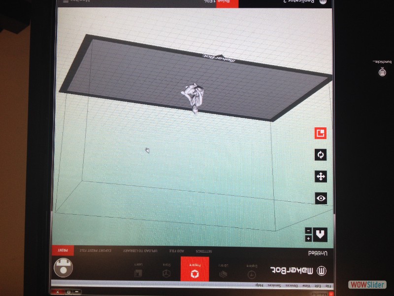 closing holes and adding a platform in Meshmixer