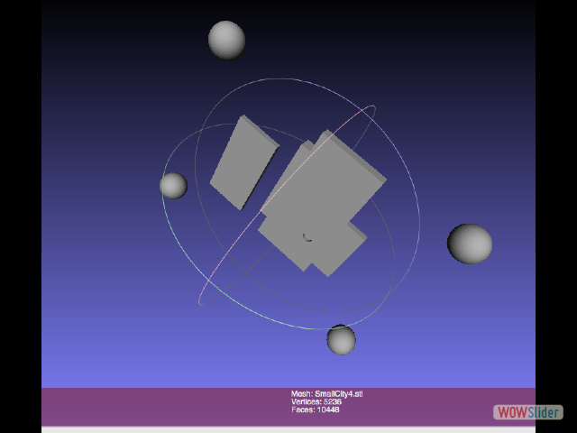 turning the .stl into binary mesh in meshLab