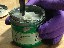 mixing the paste