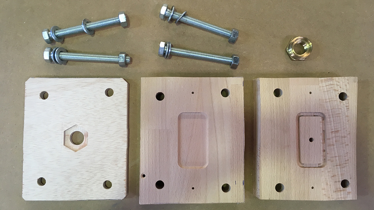 Parts of the new mold