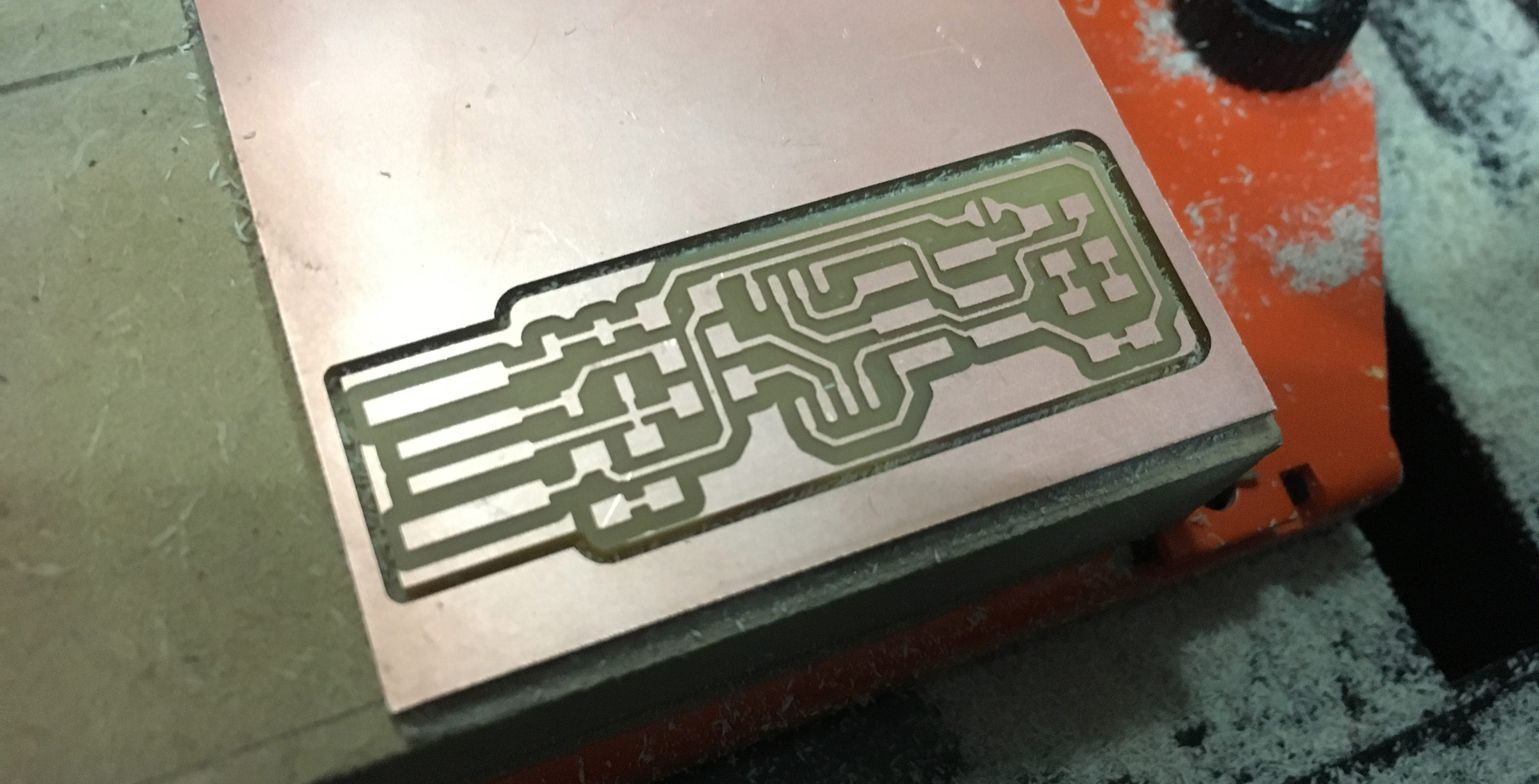 In-Circuit Programmer PCB After Milling