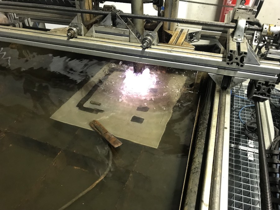 The Plasma Cutter in Action
