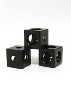 akerBeam - 10x10mm aluminum profile 12 pieces of MakerBeam Corner Cube Black
