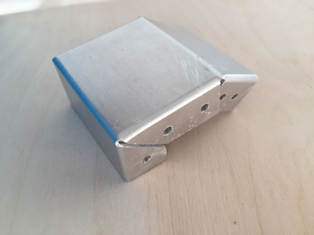 Folded test box