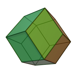 Rhombic dodecahedron GIF