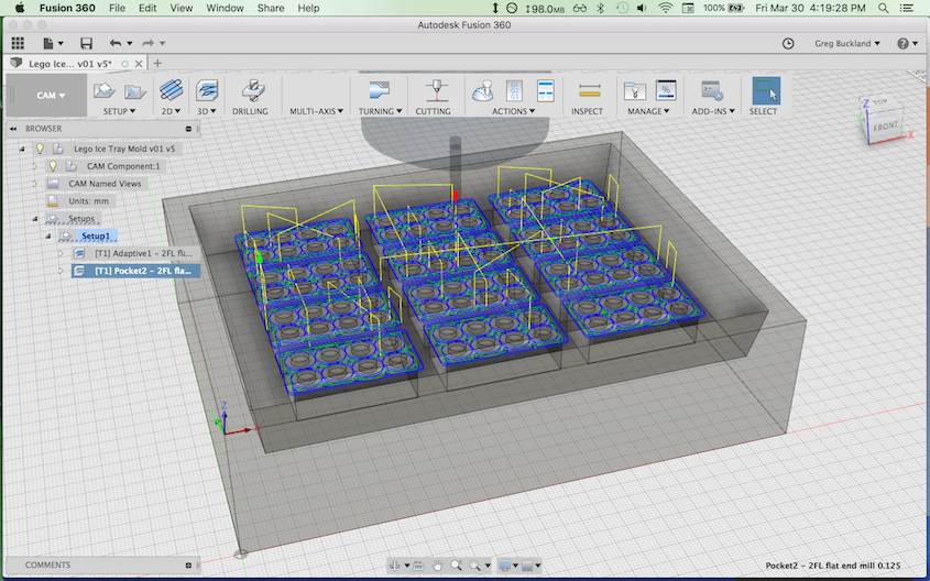 Finishing toolpath geometry