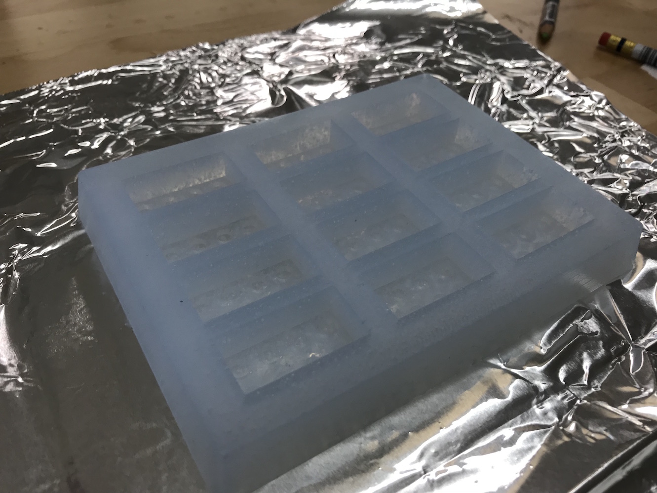 Mold after postcuring