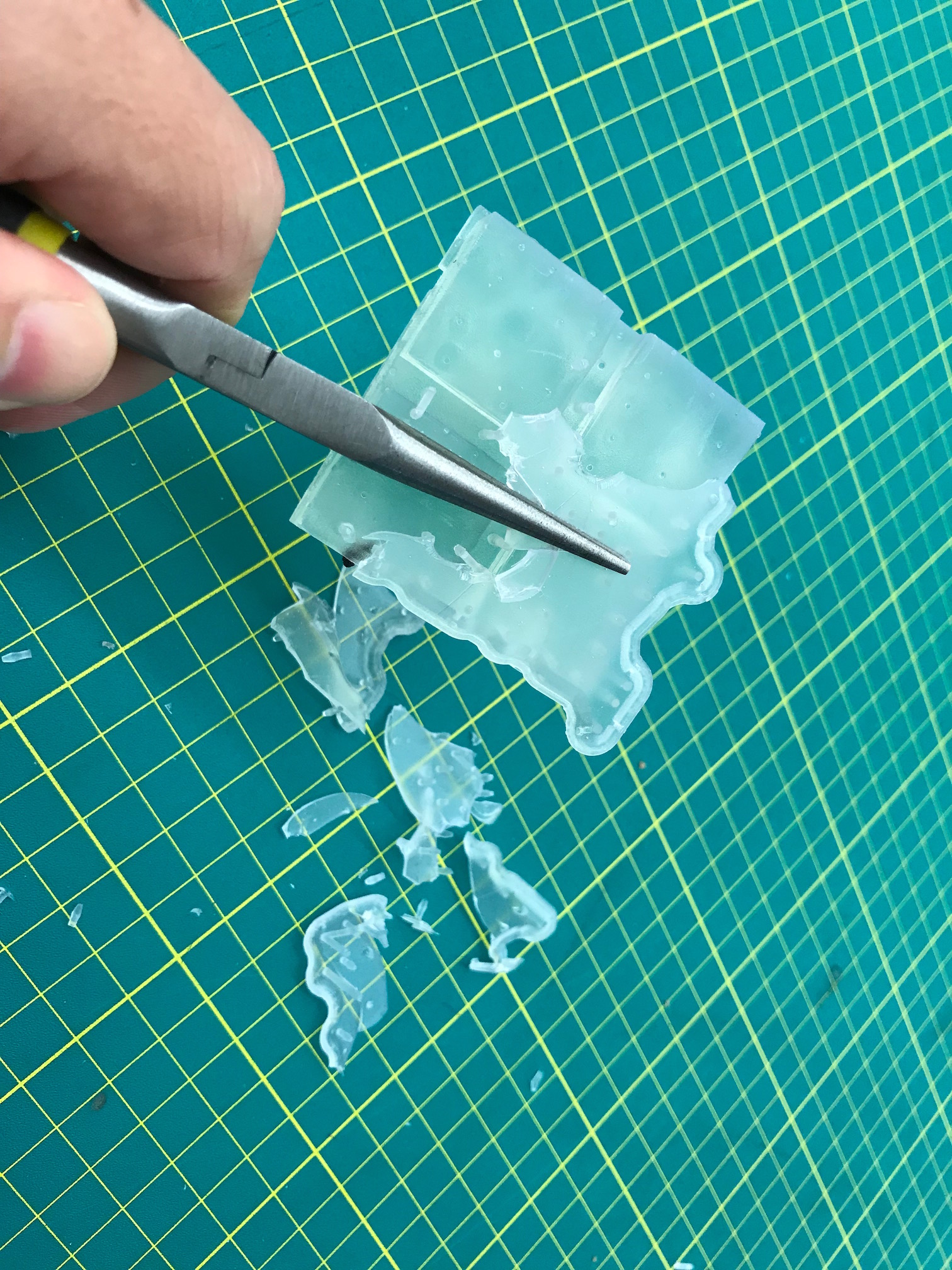 breaking off more supports